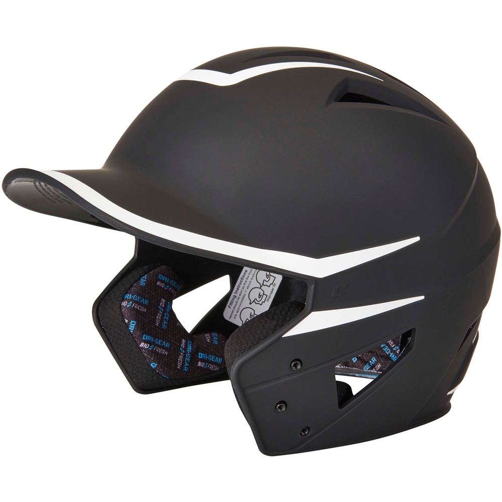 Black and White HX Legend Batting Helmet Sold by GameTime Athletics