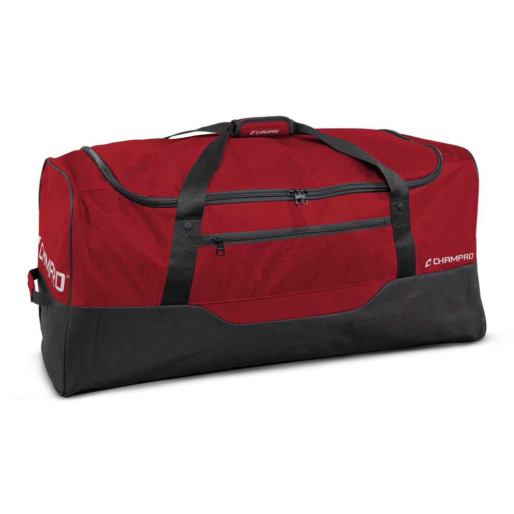 Champro's Red Ultimate Carry-All Team Equipment Bag Sold by GameTime Athletics