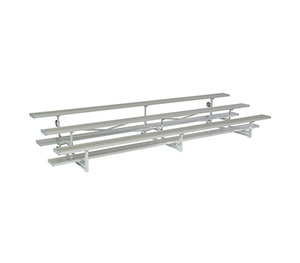 3 Row 21' Tip N' Roll Portable Bleachers Sold by GameTime Athletics