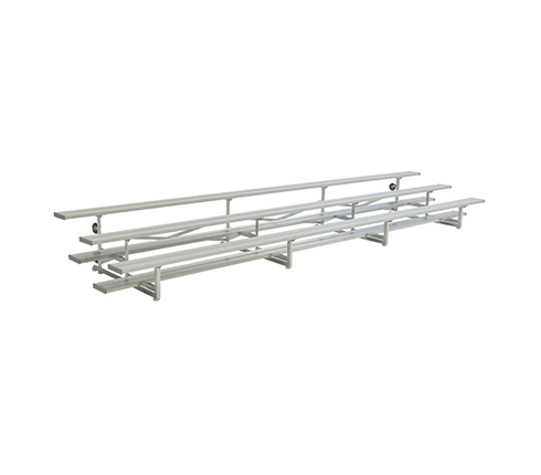 3 Row 24' Tip N' Roll Portable Bleachers Sold at GameTime Athletics