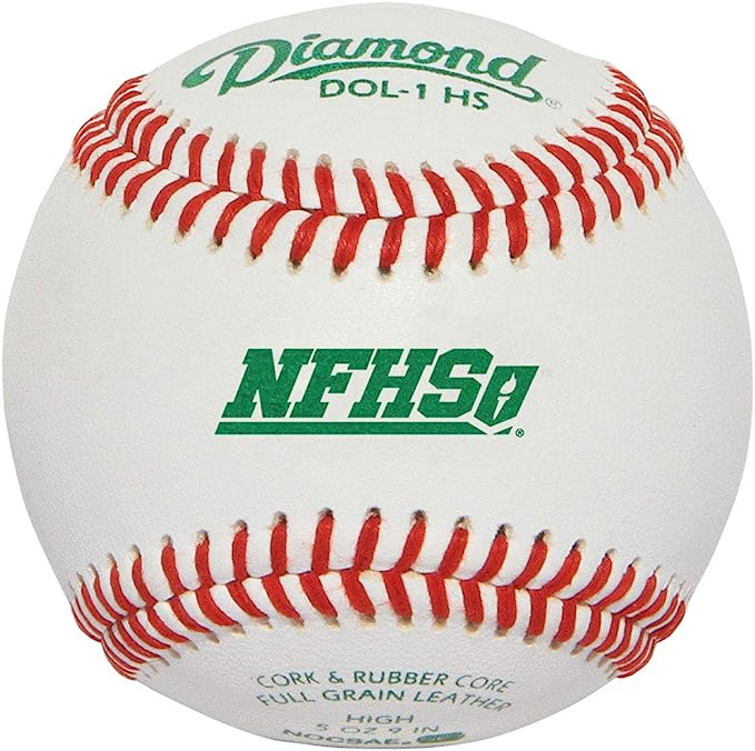 Diamond DOL-1 NFHS/NOCSAE Approved Baseballs at GameTime Athletics 