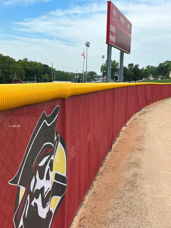 Protective Softball Fence Guards at Park University