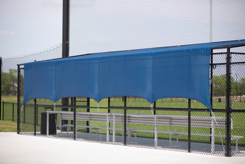 Fence Windscreens at GameTime Athletics 