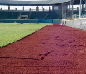 Red Baseball and Softball Field Conditioner