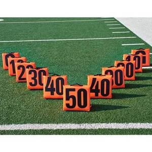 Pro Down Solid Sideline Markers with Handle Available at GameTime Athletics 